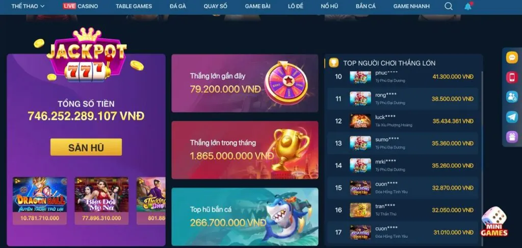 Giải đấu VIP hàng tháng của go8 vip